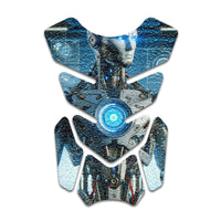 Gas Tank Sticker Motorcycle Tank Pad Protector Anti Slip Shield Vintage Wave MC Motoparts x StickerBao