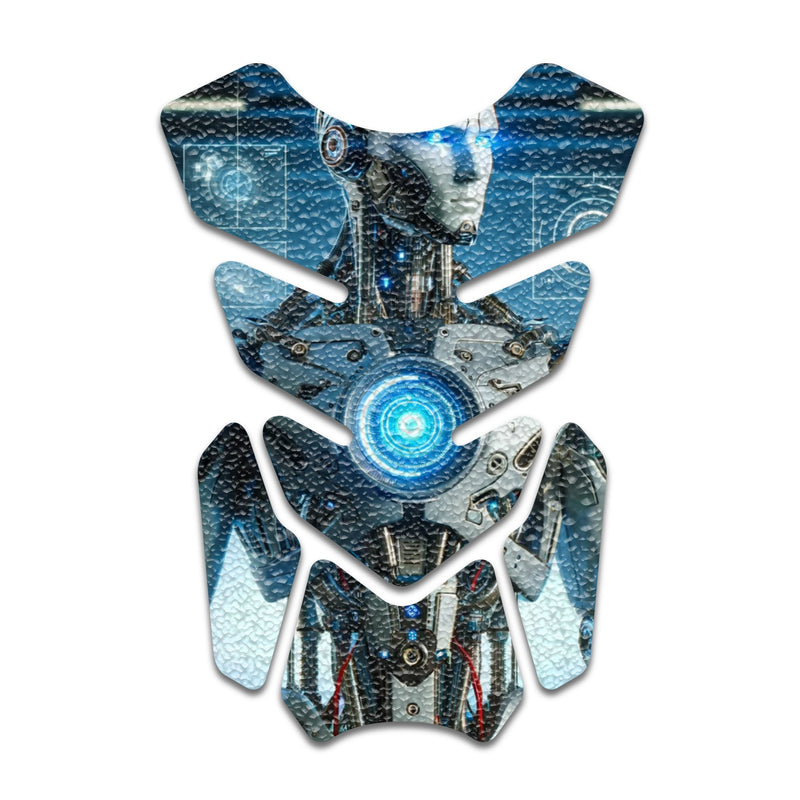 Gas Tank Sticker Motorcycle Tank Pad Protector Anti Slip Shield Vintage Wave MC Motoparts x StickerBao