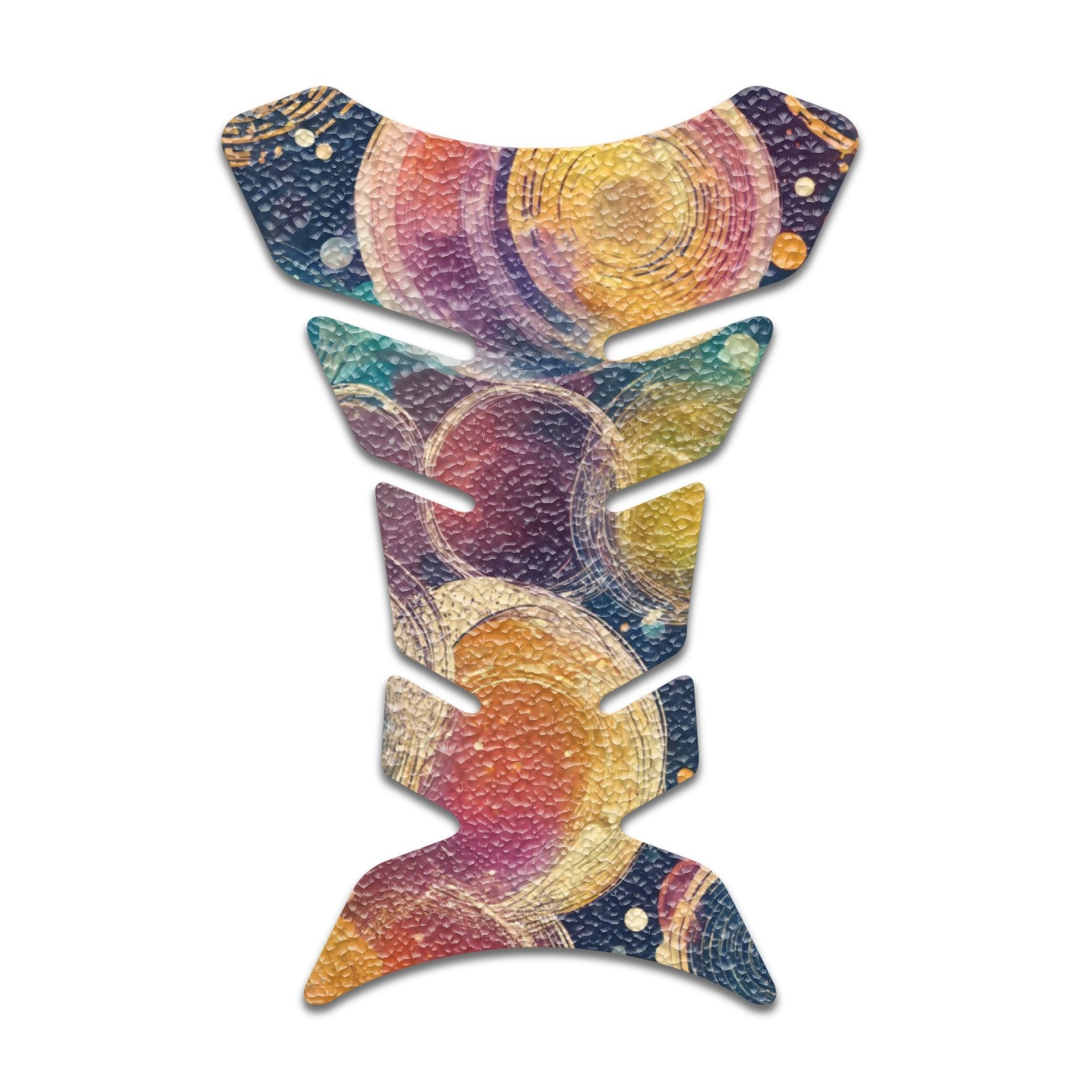 Gas Tank Sticker Motorcycle Tank Pad Protector Anti Slip Fish Bone Abstract Anime - MC Motoparts