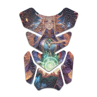 Gas Tank Sticker Motorcycle Tank Pad Protector Anti Slip Shield Neon Fantasy Art - MC Motoparts