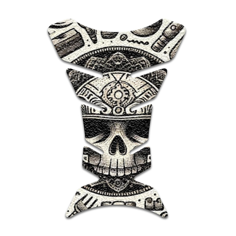 Gas Tank Sticker Motorcycle Tank Pad Protector Anti Slip Fish Bone Japanese Sci Fi - MC Motoparts