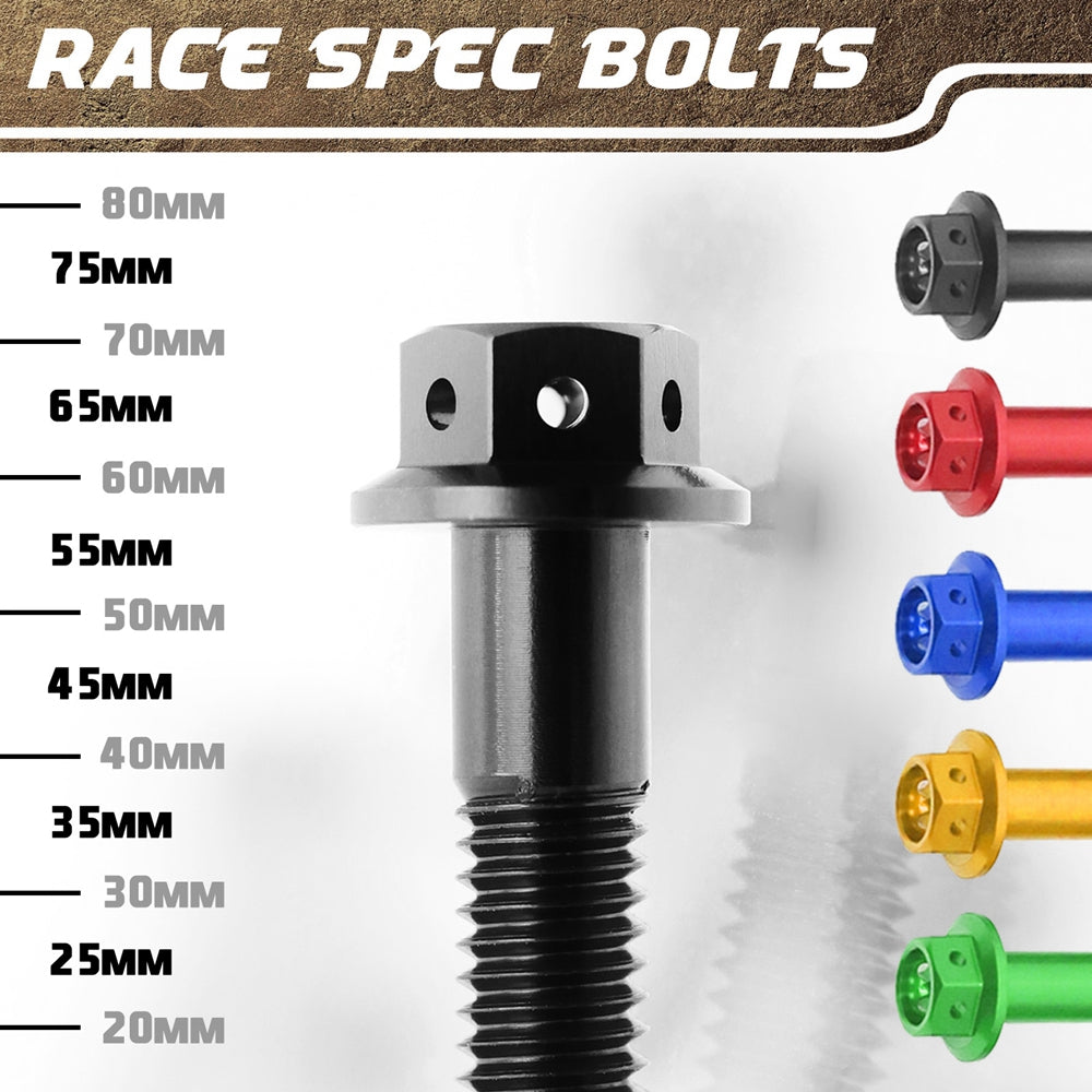 All color of Honda CBR600RR 2003-2004 CNC Crankcase Cover Bolt Kit