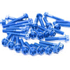 Blue Honda CB1300 CB1300S 97-08 CNC Crankcase Cover Bolt Kit