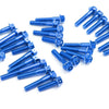 Blue Yamaha YZF R1 2004-2006 CNC Crankcase Cover Bolt Kit Set