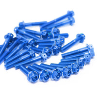 Blue Yamaha YZF R25 R3 2014-2020 CNC Crankcase Cover Bolt Kit Set