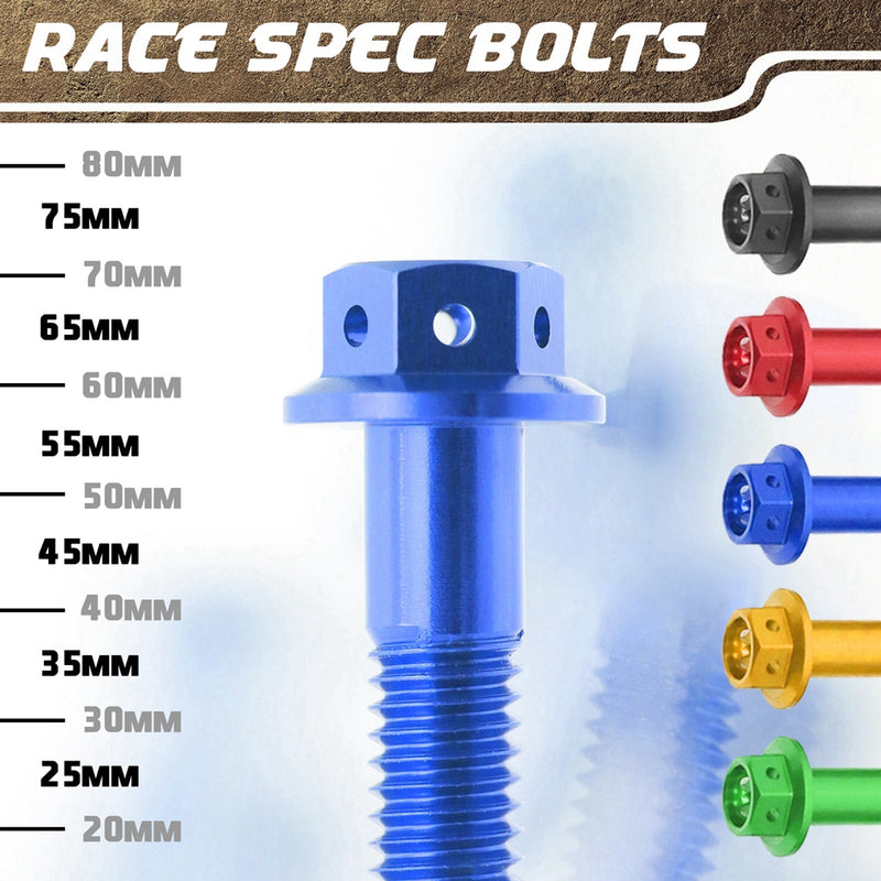 All color of Yamaha YZF R1 2004-2006 CNC Crankcase Cover Bolt Kit Set