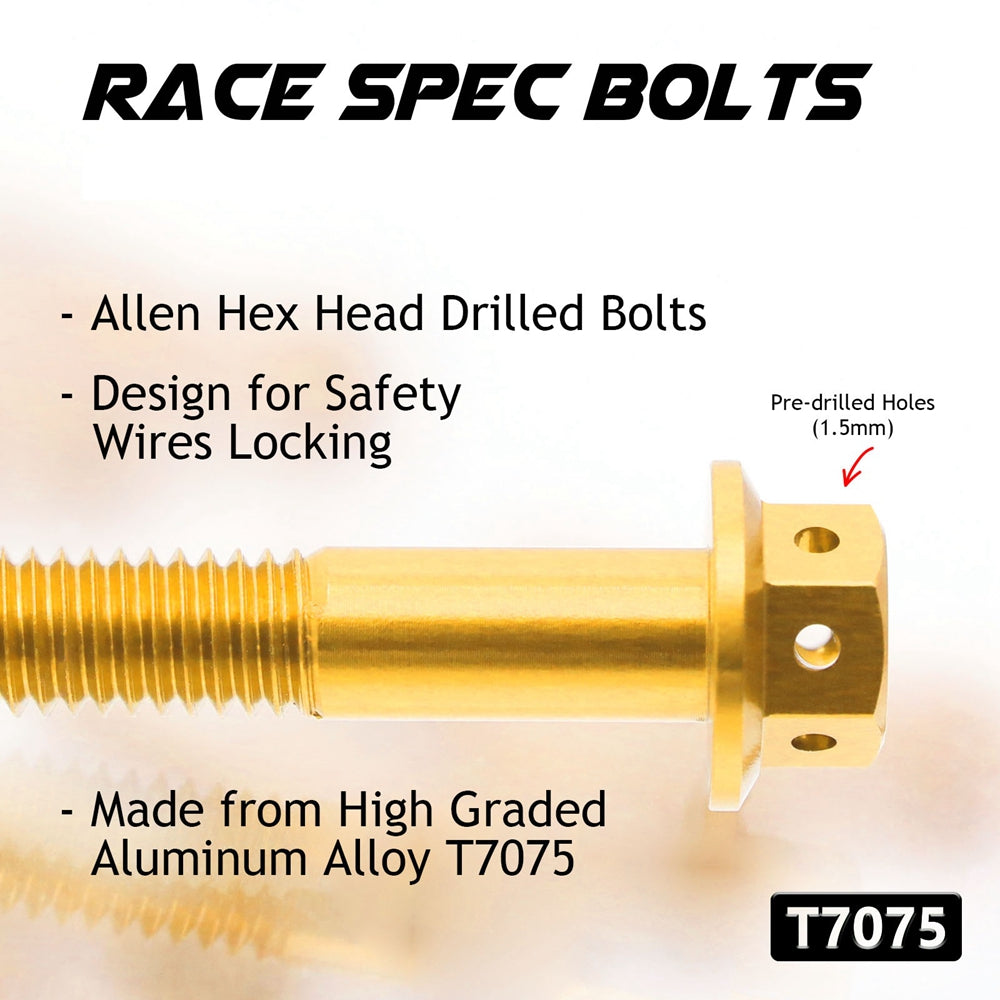 Details of Suzuki GSX1300R Hayabusa 2008-2018 CNC Crankcase Cover Bolt Kit