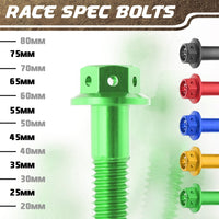 All color of Kawasaki KX125 2003-2005 CNC Crankcase Cover Bolt Kit