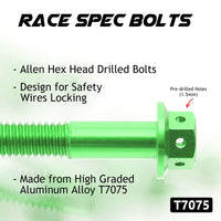 Details of Kawasaki Ninja 400 2018-2022 CNC Crankcase Cover Bolt Kit