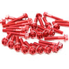 Red Honda CBR600RR 2003-2004 CNC Crankcase Cover Bolt Kit