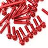 Red Suzuki GSX 1400 2002-2007 CNC Crankcase Cover Bolt Kit