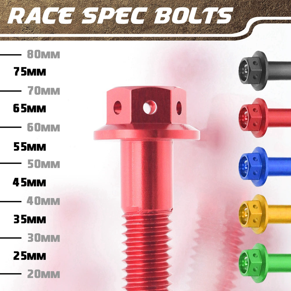 All color of Suzuki GSF 650 Bandit 2007-2008 CNC Crankcase Cover Bolt Kit