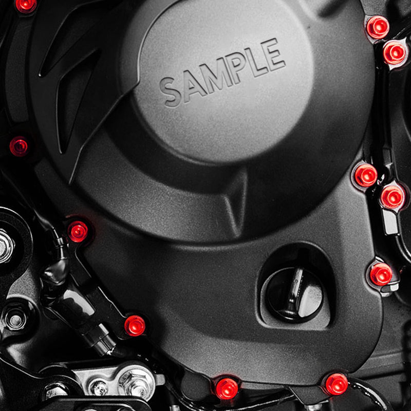 Installation of Suzuki SV650 1999-2002 CNC Crankcase Cover Bolt Kit