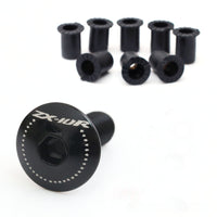 Fit Kawasaki Ninja ZX-10R 04-20 Engraved Logo Windshield Bolts - MC Motoparts