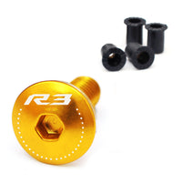 Fit Yamaha YZF R3 2014-2020 Engraved Logo Windshield Bolts - MC Motoparts