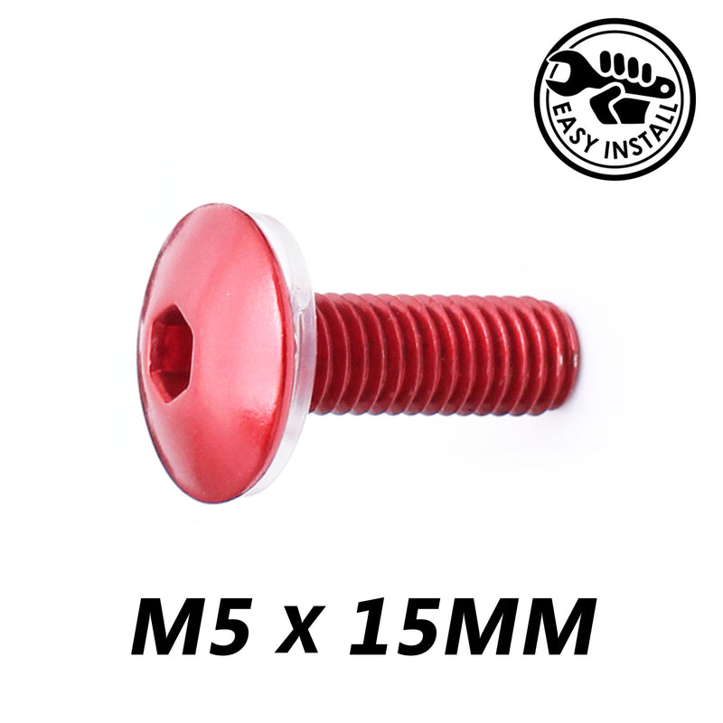 Fit Yamaha YZF R6 98-20 R6S 04-07 Engraved Logo Windshield Bolts - MC Motoparts