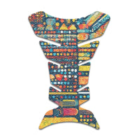 Gas Tank Sticker Motorcycle Tank Pad Protector Anti Slip Fish Bone Abstract Anime - MC Motoparts