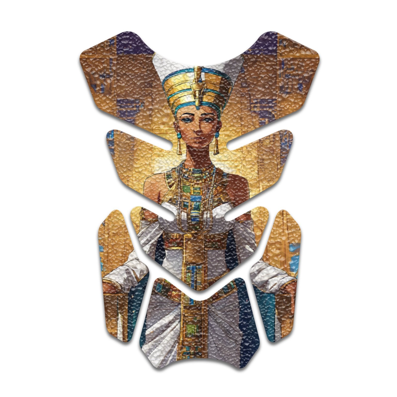 Gas Tank Sticker Motorcycle Tank Pad Protector Anti Slip Shield Neon Fantasy Art - MC Motoparts