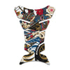 Gas Tank Sticker Motorcycle Tank Pad Protector Anti Slip Fish Bone Japanese Sci Fi - MC Motoparts