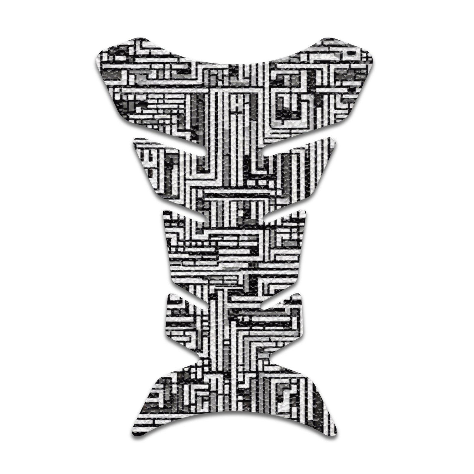 Gas Tank Sticker Motorcycle Tank Pad Protector Anti Slip Fish Bone Japanese Sci Fi - MC Motoparts