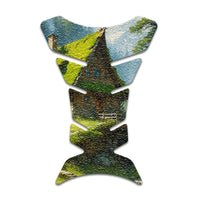 Gas Tank Sticker Motorcycle Tank Pad Protector Anti Slip Fish Bone Vintage Wave - MC Motoparts