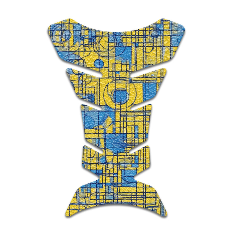 Gas Tank Sticker Motorcycle Tank Pad Protector Anti Slip Fish Bone Abstract Anime - MC Motoparts