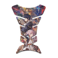 Gas Tank Sticker Motorcycle Tank Pad Protector Anti Slip Fish Bone Abstract Anime - MC Motoparts