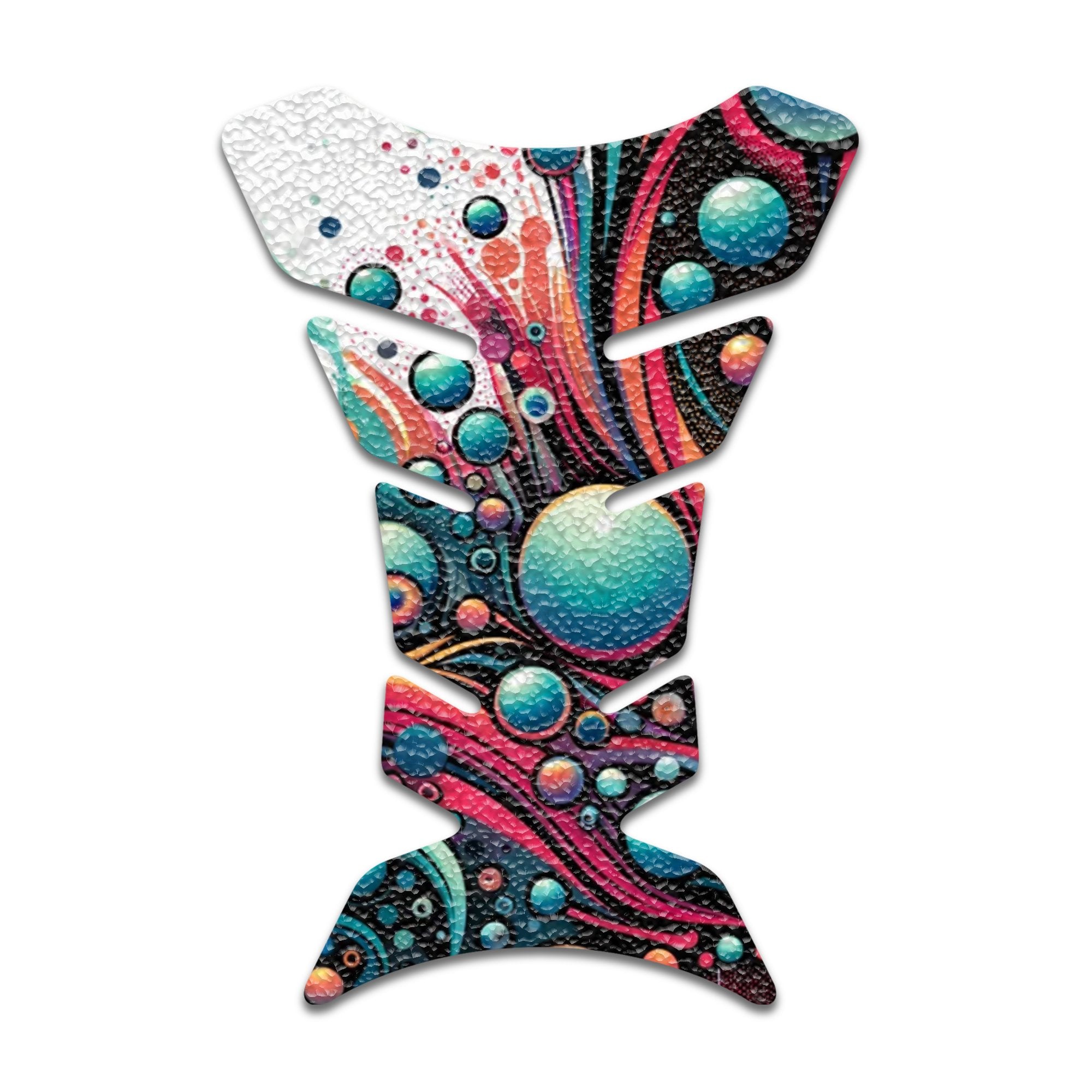 Gas Tank Sticker Motorcycle Tank Pad Protector Anti Slip Fish Bone Abstract Anime - MC Motoparts