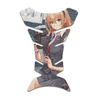 Gas Tank Sticker Motorcycle Tank Pad Protector Anti Slip Fish Bone Abstract Anime - MC Motoparts