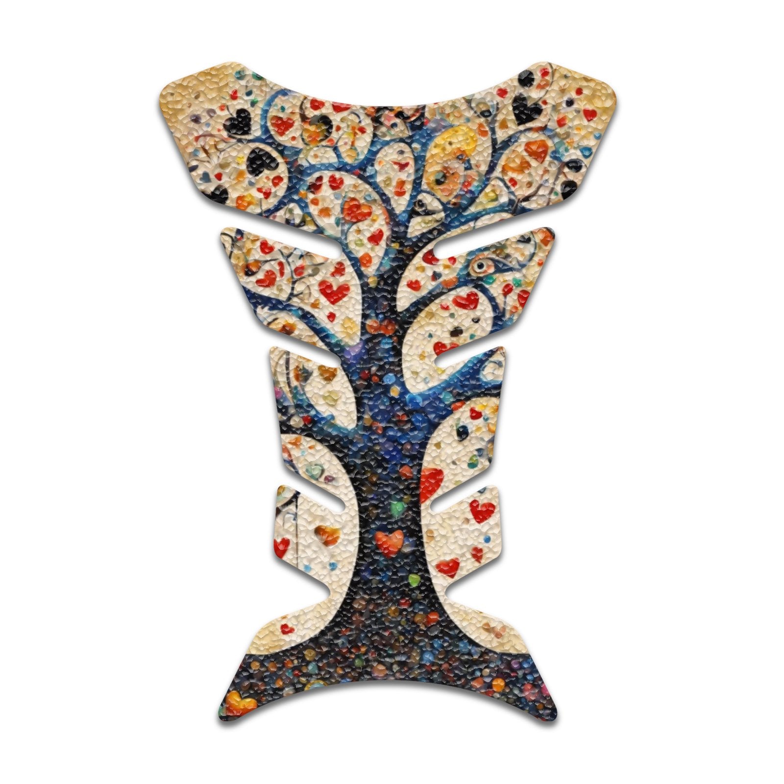 Gas Tank Sticker Motorcycle Tank Pad Protector Anti Slip Fish Bone Japanese Sci Fi - MC Motoparts