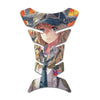 Gas Tank Sticker Motorcycle Tank Pad Protector Anti Slip Fish Bone Anime Artistic - MC Motoparts