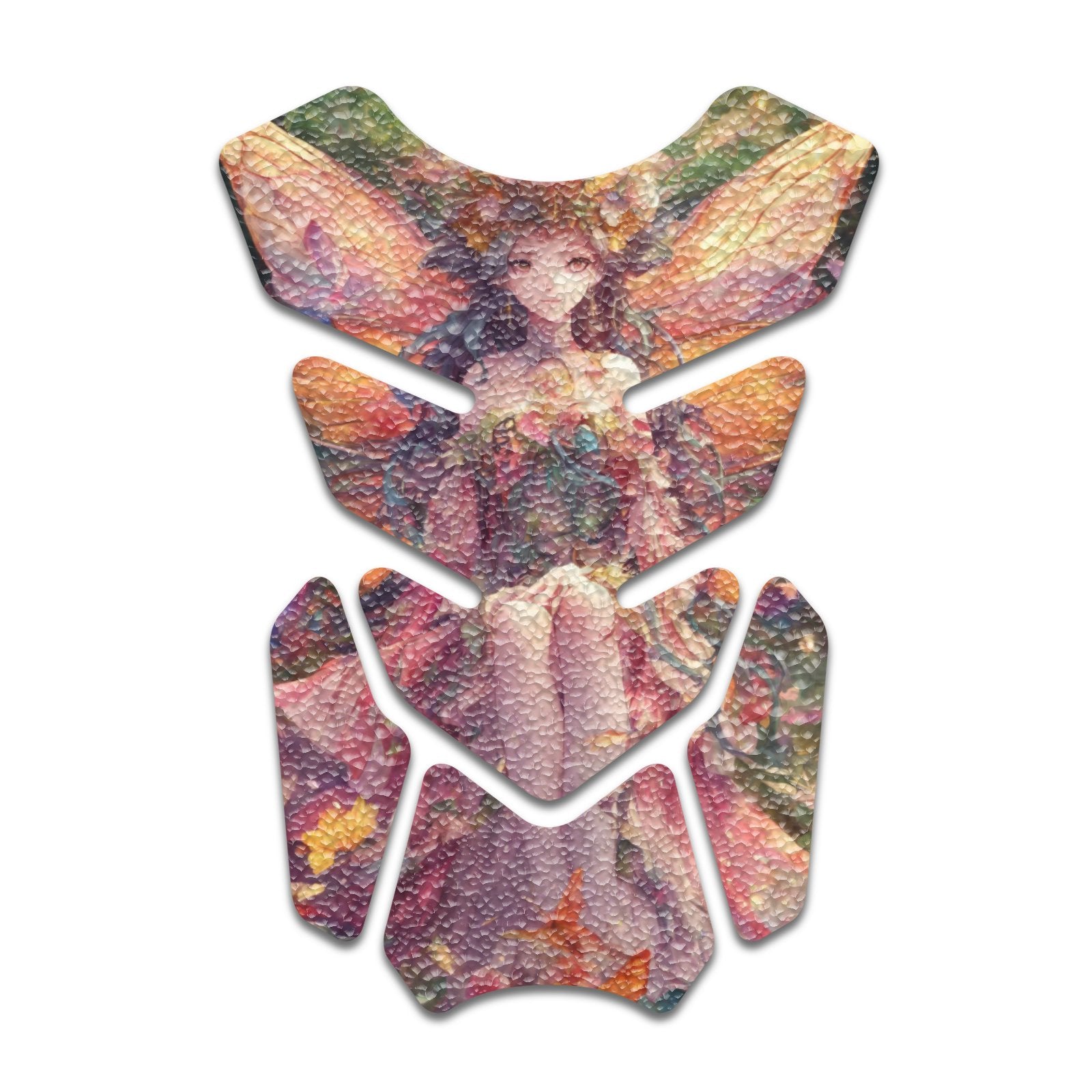 Gas Tank Sticker Motorcycle Tank Pad Protector Anti Slip Shield Neon Fantasy Art - MC Motoparts