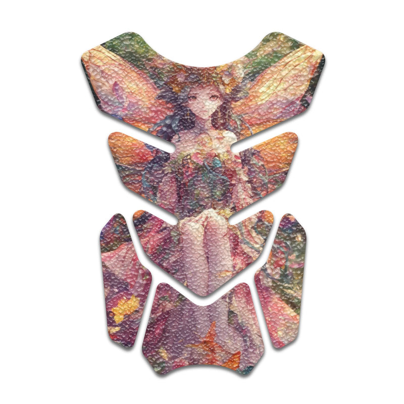 Gas Tank Sticker Motorcycle Tank Pad Protector Anti Slip Shield Neon Fantasy Art - MC Motoparts