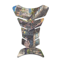 Gas Tank Sticker Motorcycle Tank Pad Protector Anti Slip Fish Bone Abstract Anime - MC Motoparts