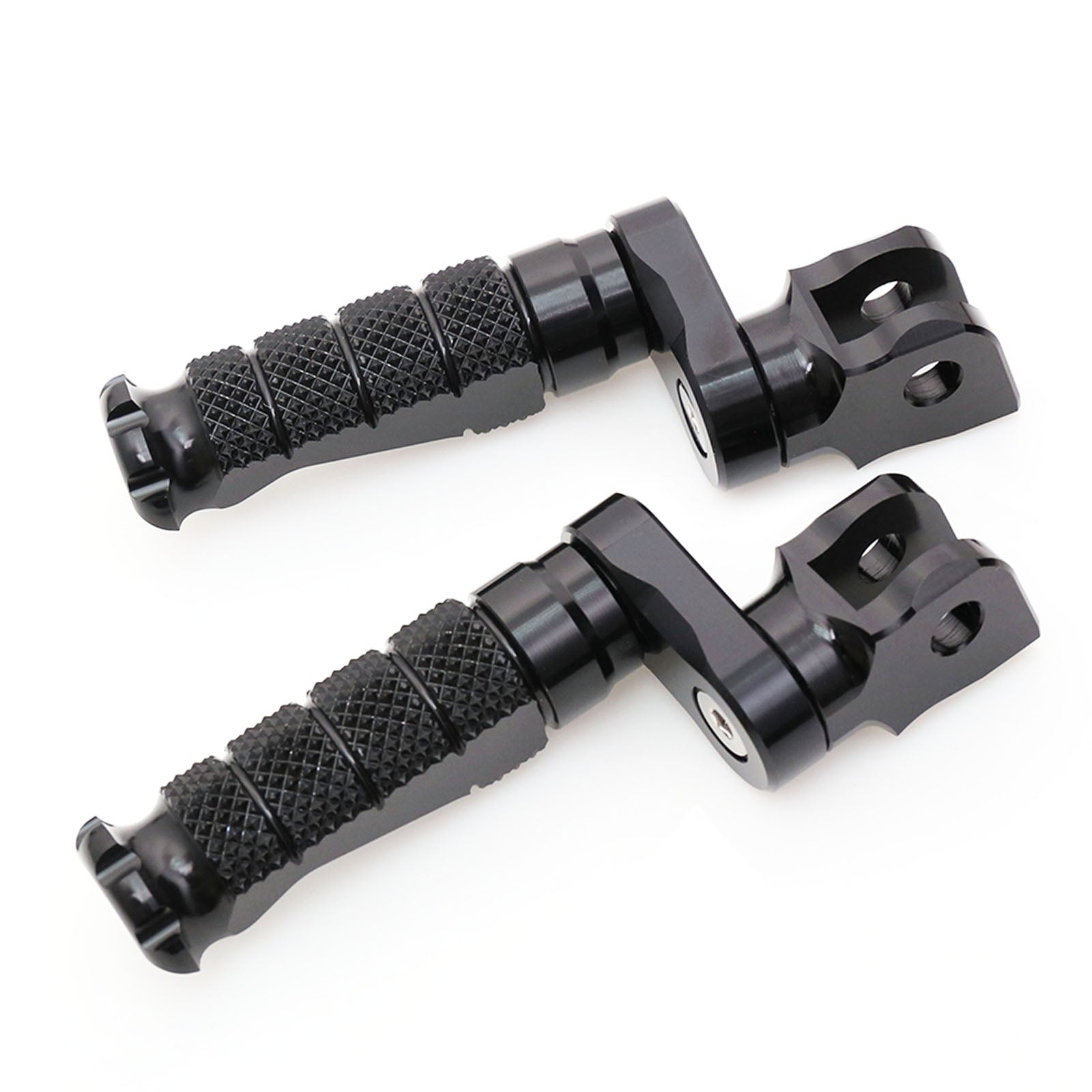 Fit Ducati 749 996 1098 1198 Diavel RFIGHT 25mm Extension Front Black Foot Pegs - MC Motoparts