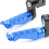 Fit Ducati Multistrada 1200 1000 RFIGHT 25mm Multi-step Front Blue Foot Pegs - MC Motoparts