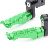Fit Kawasaki ER6F ER6N Ninja 300 250R RFIGHT 25mm Adjustable Front Foot Pegs - MC Motoparts