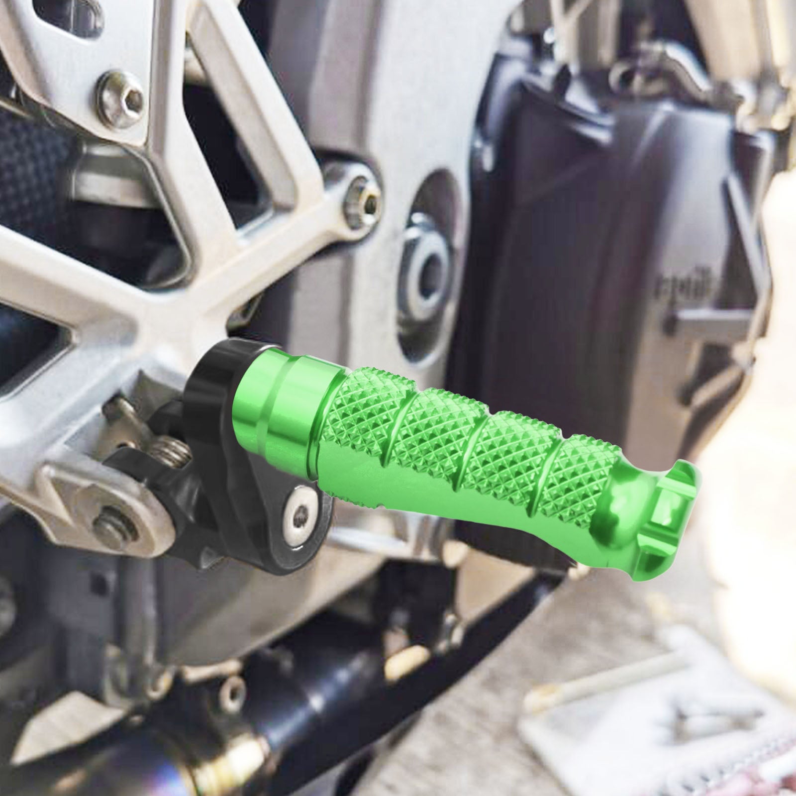 Fit Kawasaki GTR1400 Versys 1000 650 RFIGHT 25mm Extension Front Foot Pegs - MC Motoparts