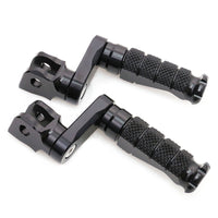 Fit Aprilia Mana 850 RSV4 Tuono V4R RFIGHT 40mm Adjustable Front Black Foot Pegs - MC Motoparts
