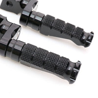 Fit Ducati Multistrada 1200 1000 RFIGHT 40mm Multi-step Front Black Foot Pegs - MC Motoparts