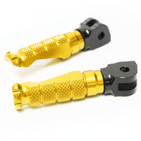 Fits Yamaha BT1100 TDM900 XJR1300 RFIGHT Front Gold Foot Pegs - MC Motoparts