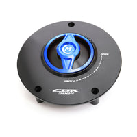 Blue fuel cap Fit Honda CBR500R 2016-2020 REVO Logo Engraved Quick Lock Fuel Cap