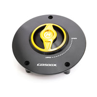Gold fuel cap Fit Honda CB500X 2016-2020 REVO Logo Engraved Quick Lock  Fuel Cap