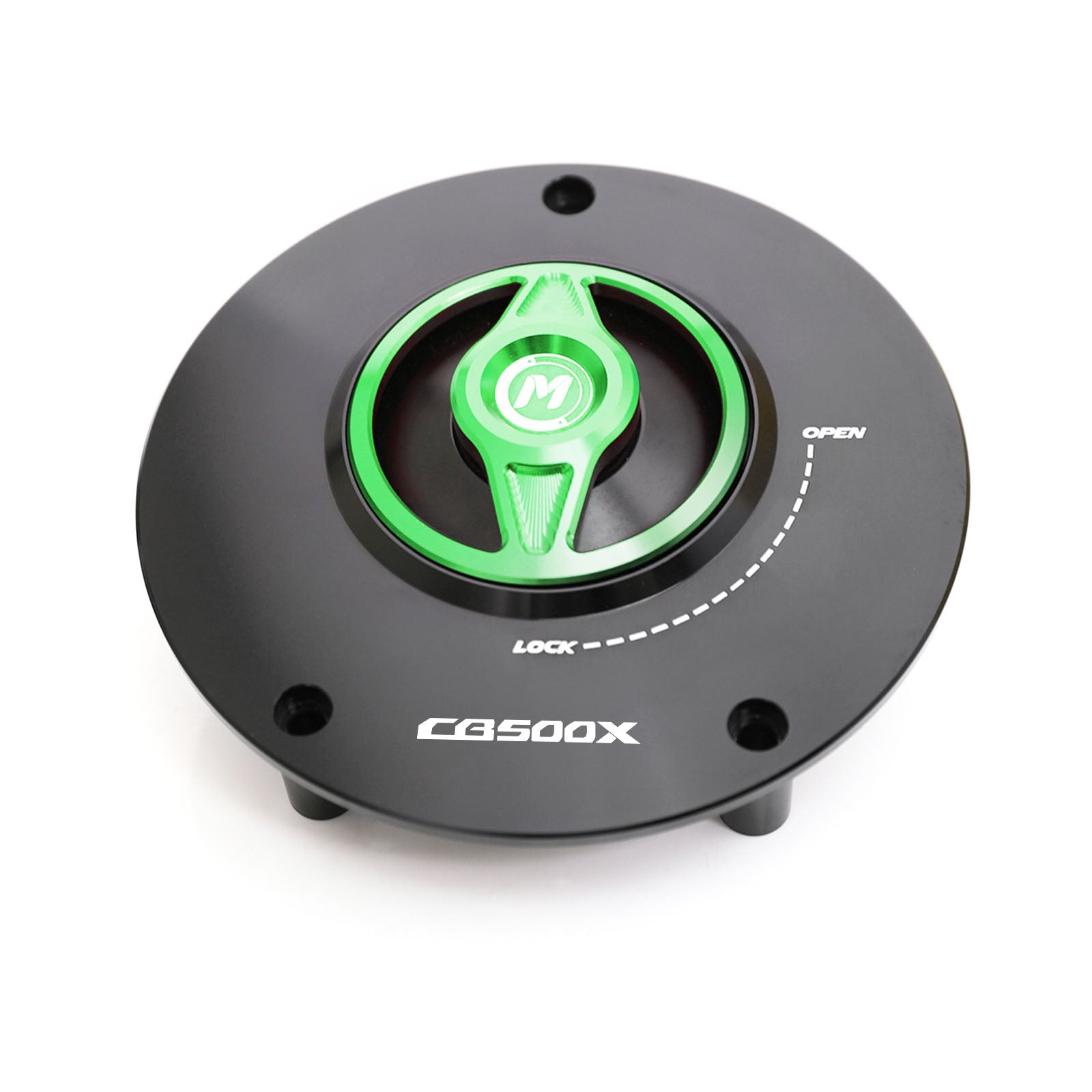 Green fuel cap Fit Honda CB500X 2016-2020 REVO Logo Engraved Quick Lock  Fuel Cap