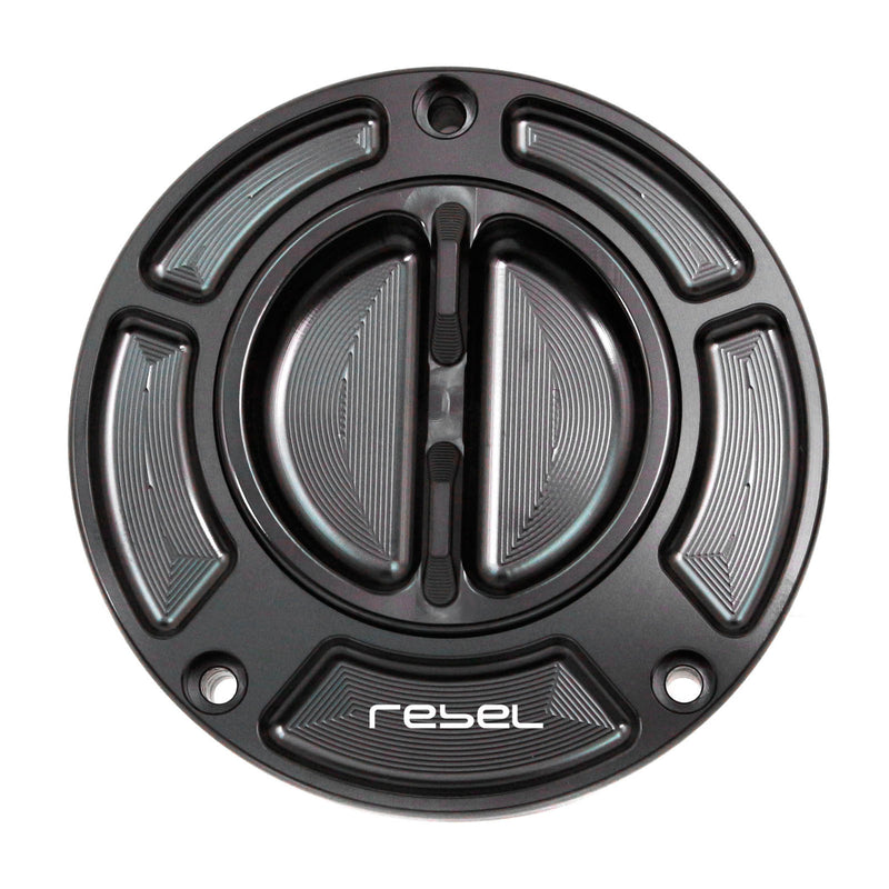 Black Fuel Cap Fit Honda CMX 300 500 Rebel 2017-2020 Logo Engraved Keyless Fuel Tank Cap - MC Motoparts