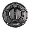 Black Colored Fit Honda VFR1200X CROSSTOURER Logo Engraved Keyless Fuel Tank Cap - MC Motoparts
