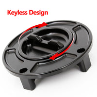 Detailed of Fit Honda CB1100 2016-2020 Logo Engraved Keyless Fuel Tank Cap - MC Motoparts