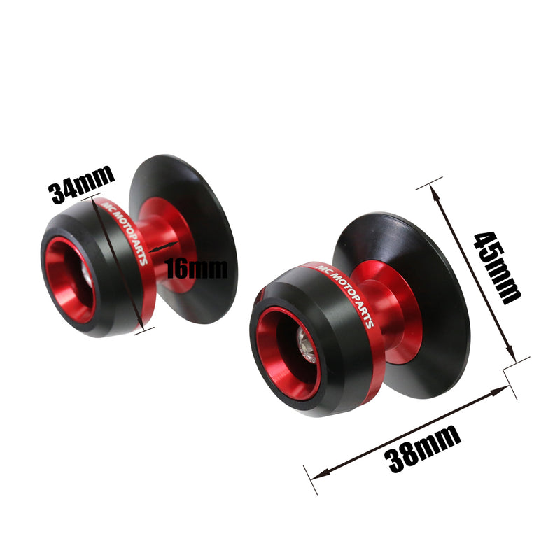 Fit Honda TWALL 8mm Swingarm Spools - MC Motoparts