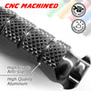 Ducati Sport Classic engraved front rider Black Foot Pegs
