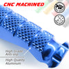 Ducati 848 engraved front rider Blue Foot Pegs